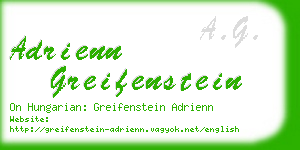 adrienn greifenstein business card